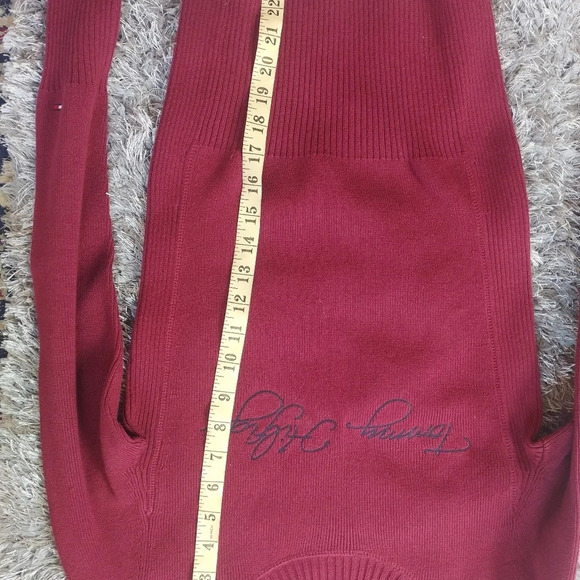 Tommy Hilfiger Sweater Women’s Maroon XS - Picture 2 of 9